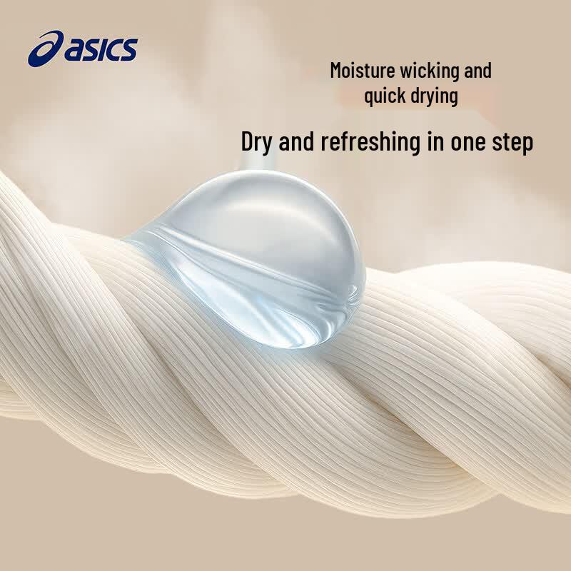 Asics Мальчиковая футболка с длинным рукавом, быстросохнущая, с эффектом 2-в-1