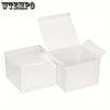 30pcs White Gift Boxes Kraft Paper Gift Packaging Box with Lid for DIY Crafting Cube Cupcake Kraft Present Boxes for Birthday Wedding