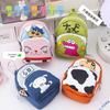 Мультфильм Крошка Шиндзи Кошелек для монет и брелок Мини-сумка для хранения