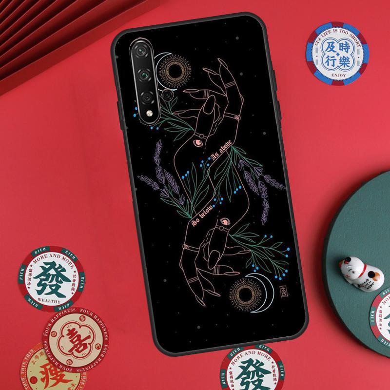Лунное Полнолуние Колдовская Тайна Тотем Для Huawei Nova Y73 Y72 Y61 Y91 Y90 Y70 Y60 12s 12i 11i 8i 9 10 SE P60 Pro P30 P40 Lite Чехол