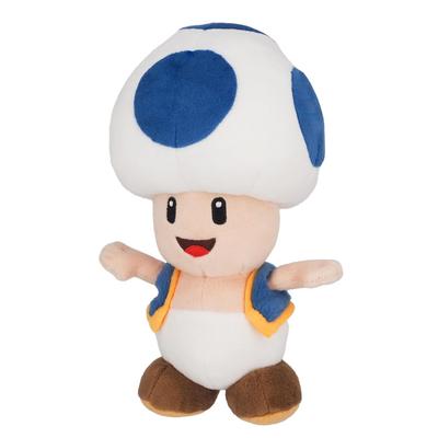 Sanei Boeki Super Mario КОЛЛЕКЦИЯ ВСЕХ ЗВЕЗД Синий Тоад Плюшевая Игрушка AC31 (S) Ш11×Г10×В20см