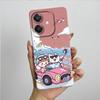 For OPPO A3 4G Phone Case A40 A40m CPH2669 CPH3669 Soft Silicone Sweet Painted Funda Coque Cartoon Printed Protective Back Cover