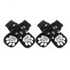 4pcs/set Cotton Waterproof Dog Non-slip Socks Adjustable Pet Socks Foot Cover  Outdoor