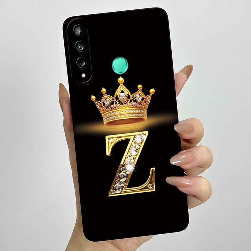 Для Huawei Y7p P40 Lite E ART-L28 ART-L29 Модный Чехол для Телефона с Инициалами для Пары Y7P 2020 Мягкий Силиконовый TPU Защитный Чехол