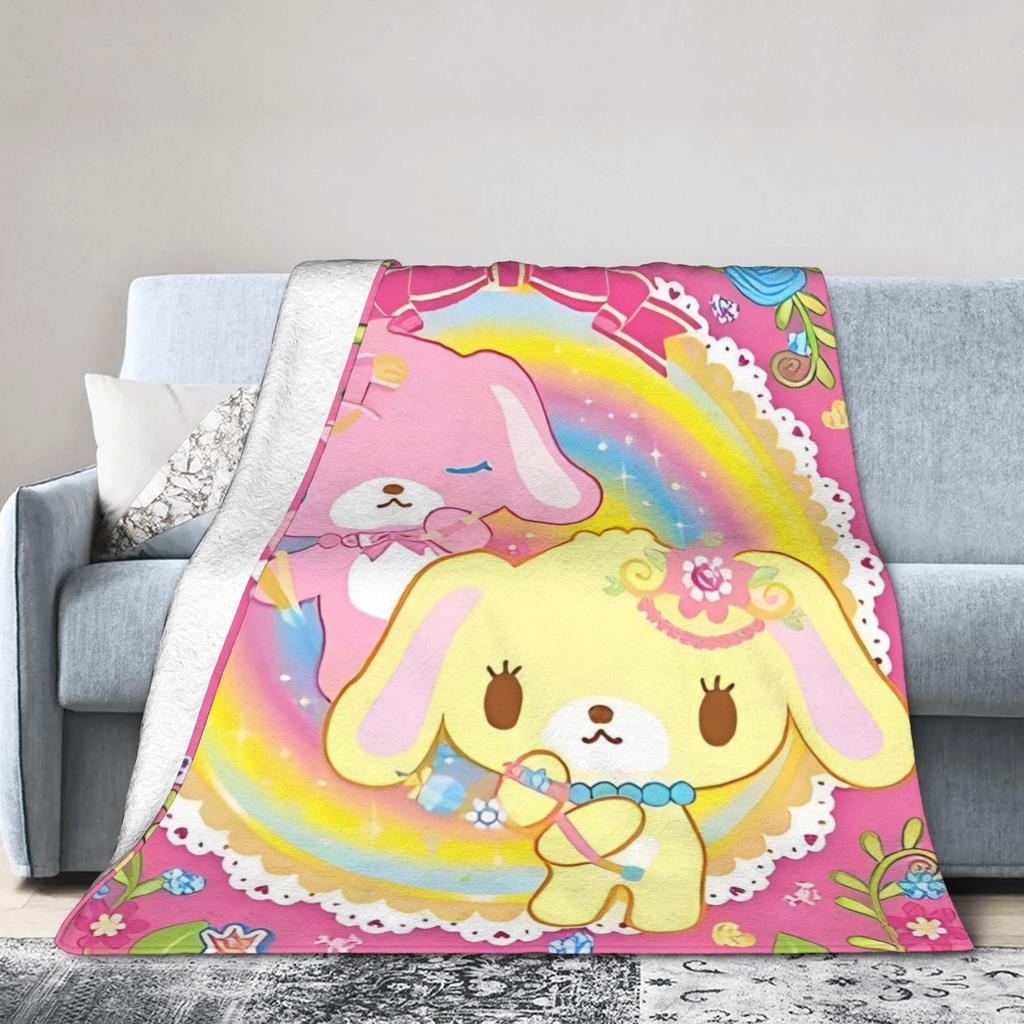 Cartoon Sugarbunnies Blanket  Fleece Awesome Soft Throw Blankets for Bedspread  Winter