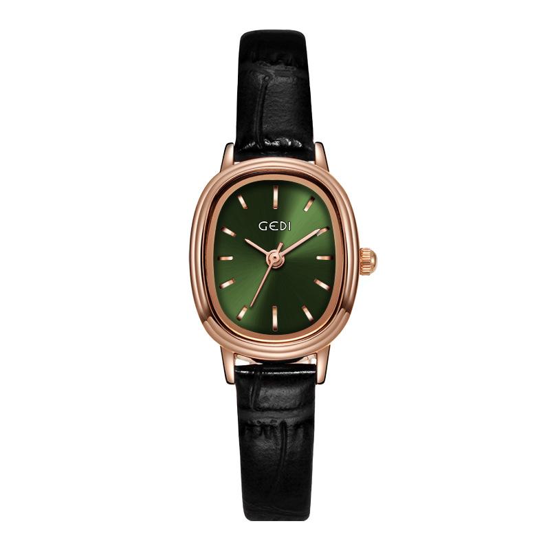 Новые женские часы Retro Temperament Oval Belt женские часы Simple Fashion Light Luxury Watch Women