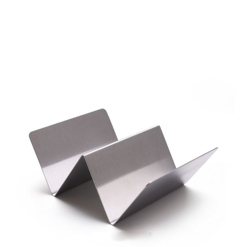 Stainless Steel Taco Holder 2/3 Grids Taco Shell Stand Portable Taco Plate Kitchen