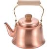 Wahei Made In Pure Copper Kettle Wooden Gas Stove Use Freiz, Japan, CS-020, 2L, Bell-Shaped, Handle, Only, Chitose, Long-Lasting