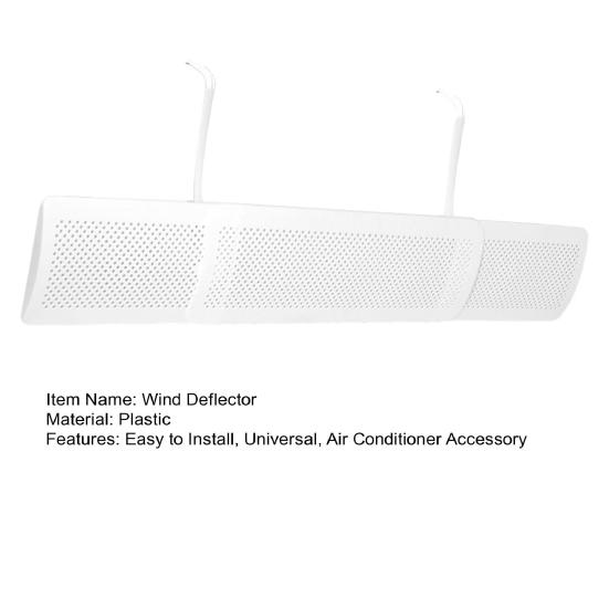 Выдвижной дефлектор для кондиционера воздуха Регулируемый дефлектор для ветрового стекла с защитой от прямого обдува Универсальный подвесной дефлектор для кондиционера воздуха