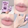SHAQINUO Cute Fruit-Flavored Lip Oil, Can be Key Pendant, Hydrating & Moisturizing Lip Balm for Lipstick Base, Reduces Lip Line