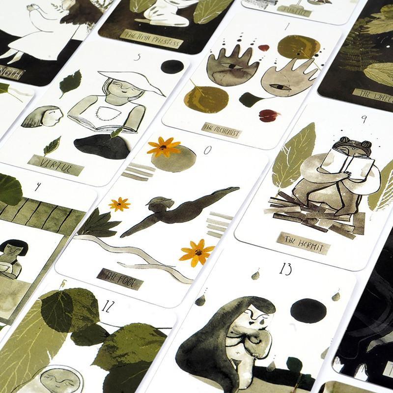 Newest Cards The Future Ancestor Tarot Deck In Stock Collage Nature Ink A Love Letter for Hope Oracle Fortune Telling Game