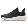 Cloud Trail Round Toe Lace-Up Versatile Comfortable Shock Absorbing Wear-Resistant Low-Top Running Shoes Men Sneakers Black White 112415522-11