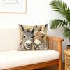 Laughing Donkeys Throw Pillow Cute Donkey Square Cushion with Removable Cover Farmhouse Decorative Cushion for Home Couch Sofa Bed Patio Car Decor