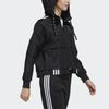 Adidas Спортивная куртка с капюшоном Легкая женская куртка Черная GT4404