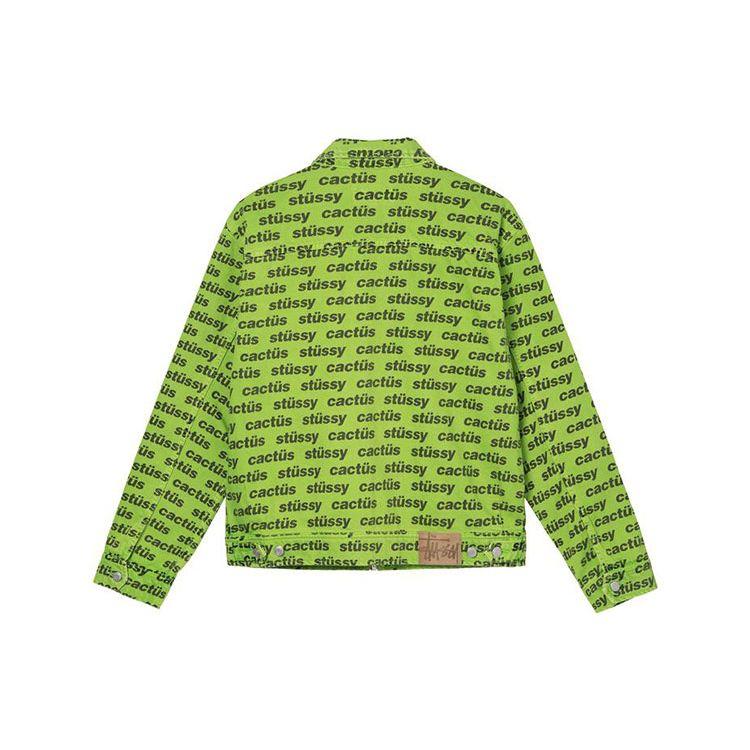 Stussy X CPFM Classic Letter Logo All Over Print Fashion Comfortable Loose American Vintage Denim Jacket Unisex jackets 315284