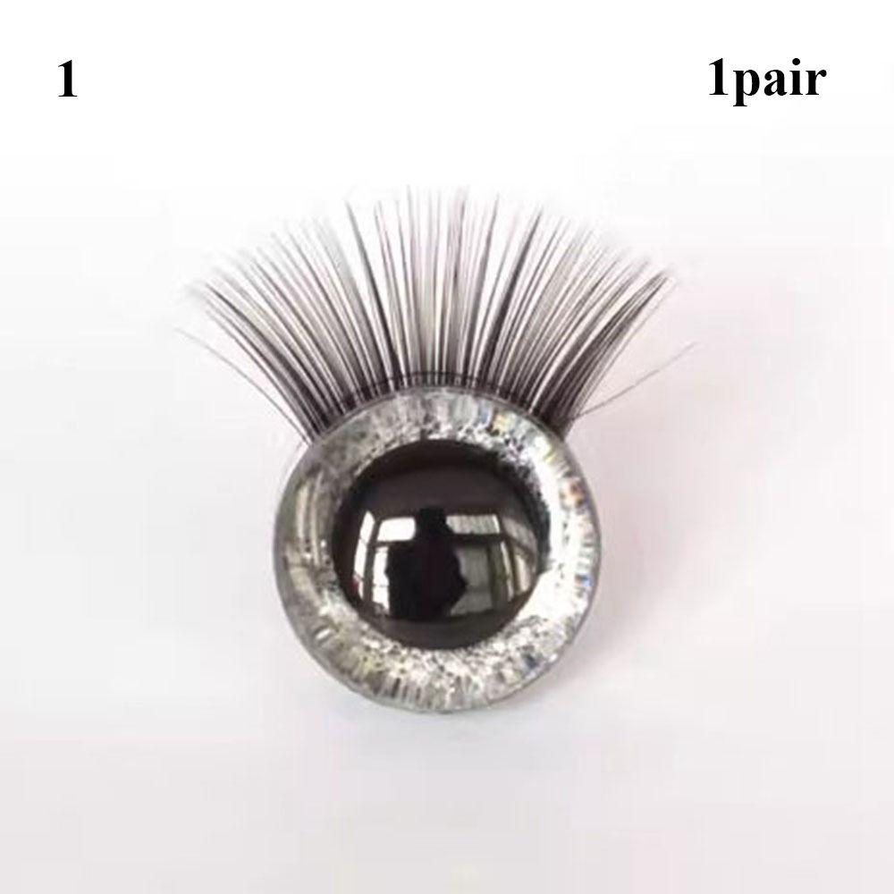 10 Colors Glitter Crystal Eyes 12mm Eyes with Eyelash New Bear Animal Eyes Doll Accessories