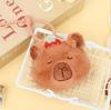 Cute Cat Dumpling Squeaky Pendant Keychain Plush Toy