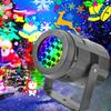 Christmas Projector Lights Outdoor Holiday Led Projection Lamp Waterproof Xmas Decor Snowflake Laser Light Party Stage Lights