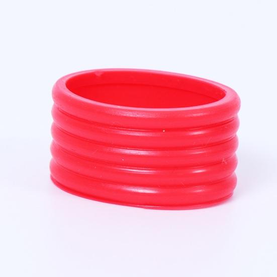 Racquet Sealing Rubber Ring Tennis Handle Grip Ring Wear Resistant Soft Elastic Reusable Colorful Racket Band