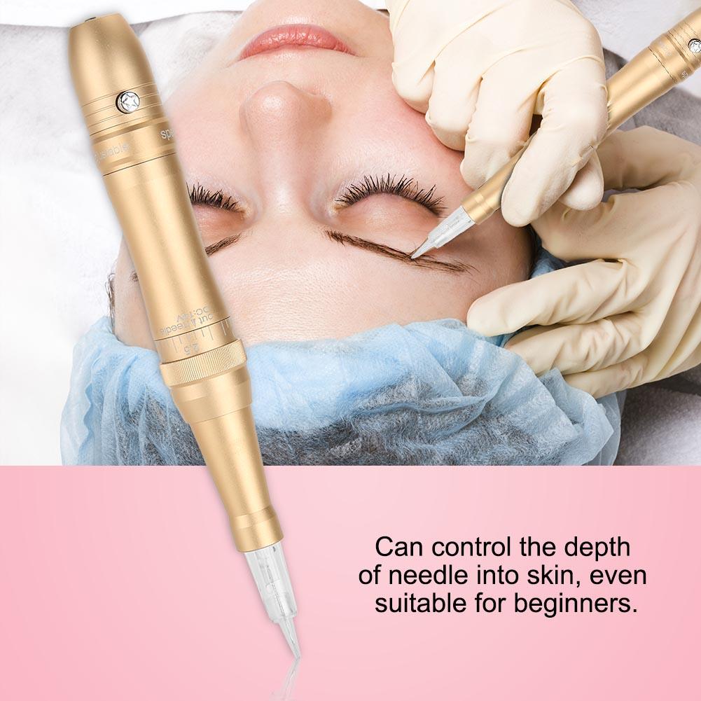 Многофункциональная электрическая машинка для перманентного макияжа, татуировка, ручка для бровей