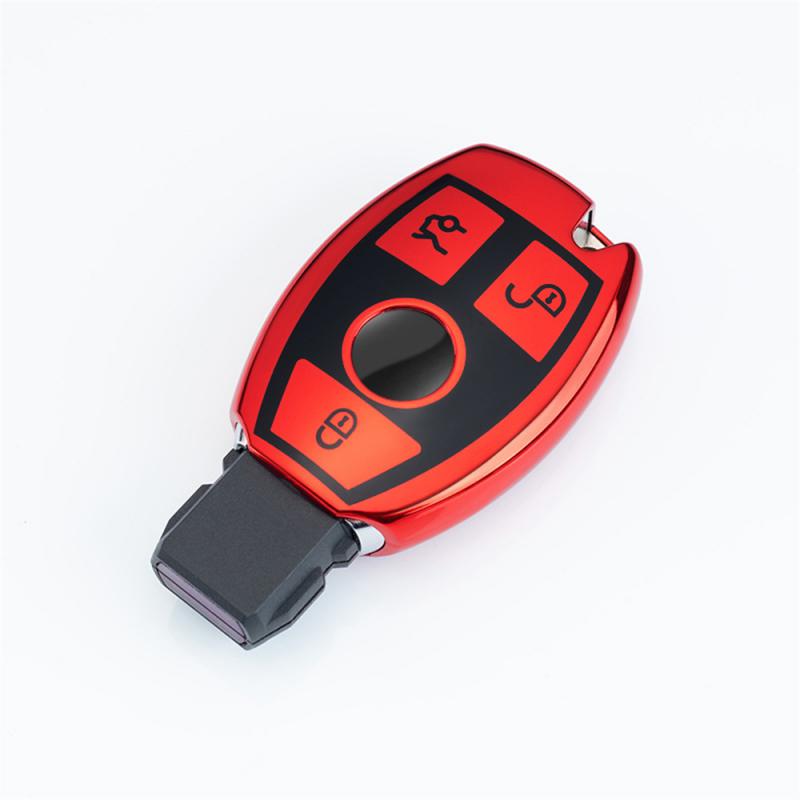 Мягкий чехол для дистанционного ключа автомобиля из ТПУ для Mercedes Bnez CLA GLC GLA GLK W203 W210 W211 W204 W176 ABCR Class AMG Аксессуары