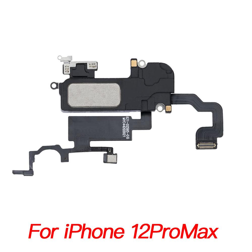 Шлейф слухового динамика для замены на iPhone X XR XS 11 12 Mini Pro Max Слуховой динамик Верхний динамик Датчик освещенности Микрофон