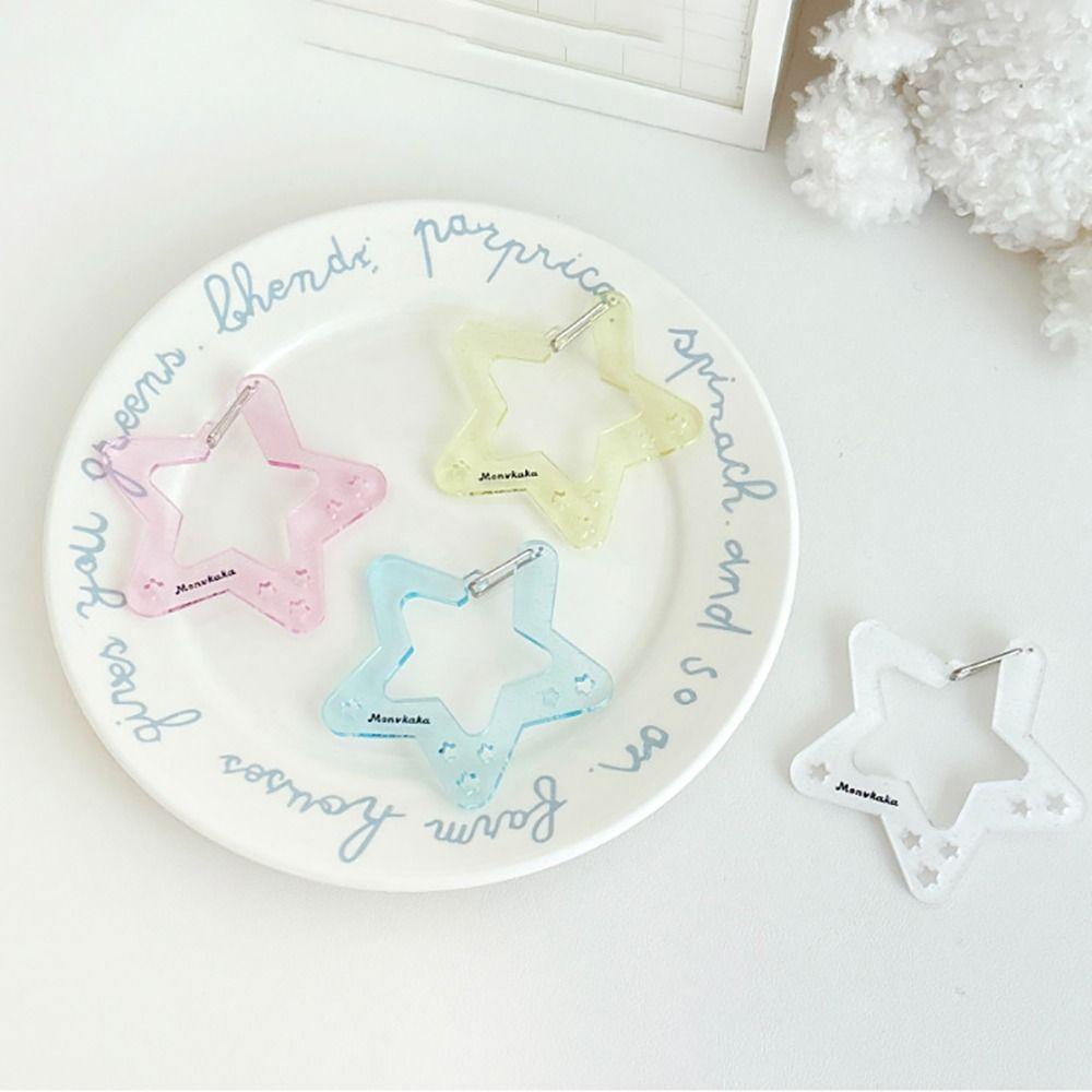 Карабин-брелок конфетного цвета, акриловый брелок-подвеска, новый кулон для рюкзака