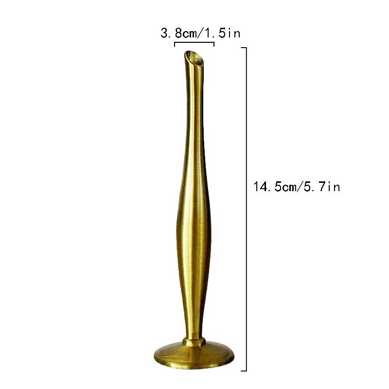 1PC Classic Metal Home Decor Creative Designs Flower Vase European Antique Wedding