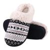 Comwarm Warm Cotton Slippers For Women Men Autumn And Winter Flats Soft Non-slip Fluffy Slippers Design Slides Indoor House Shoe