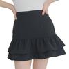 Yumetenbou Mass-Produced Landmine Style Clothing Dear My Love Women's Two-Tiered Frill Skirt, 534520, Black, Yumetenbou