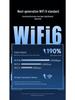 Jinghua 300M Mini WiFi6 Dual-Band USB Network Card with High-Gain Antenna.