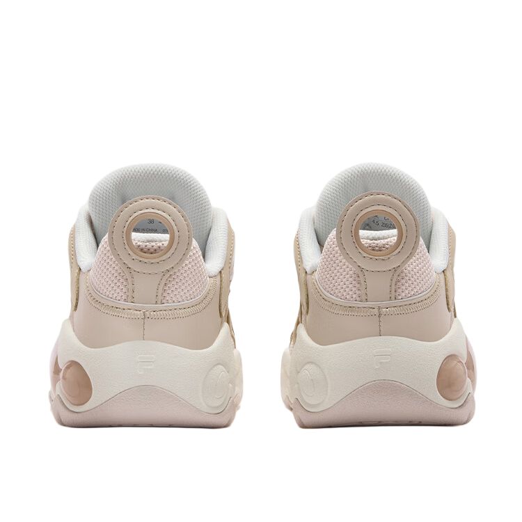 Fila Fusion Вертикальный цветовой блок Универсальные дышащие низкие баскетбольные кроссовки Женские кроссовки T12W543203FNS