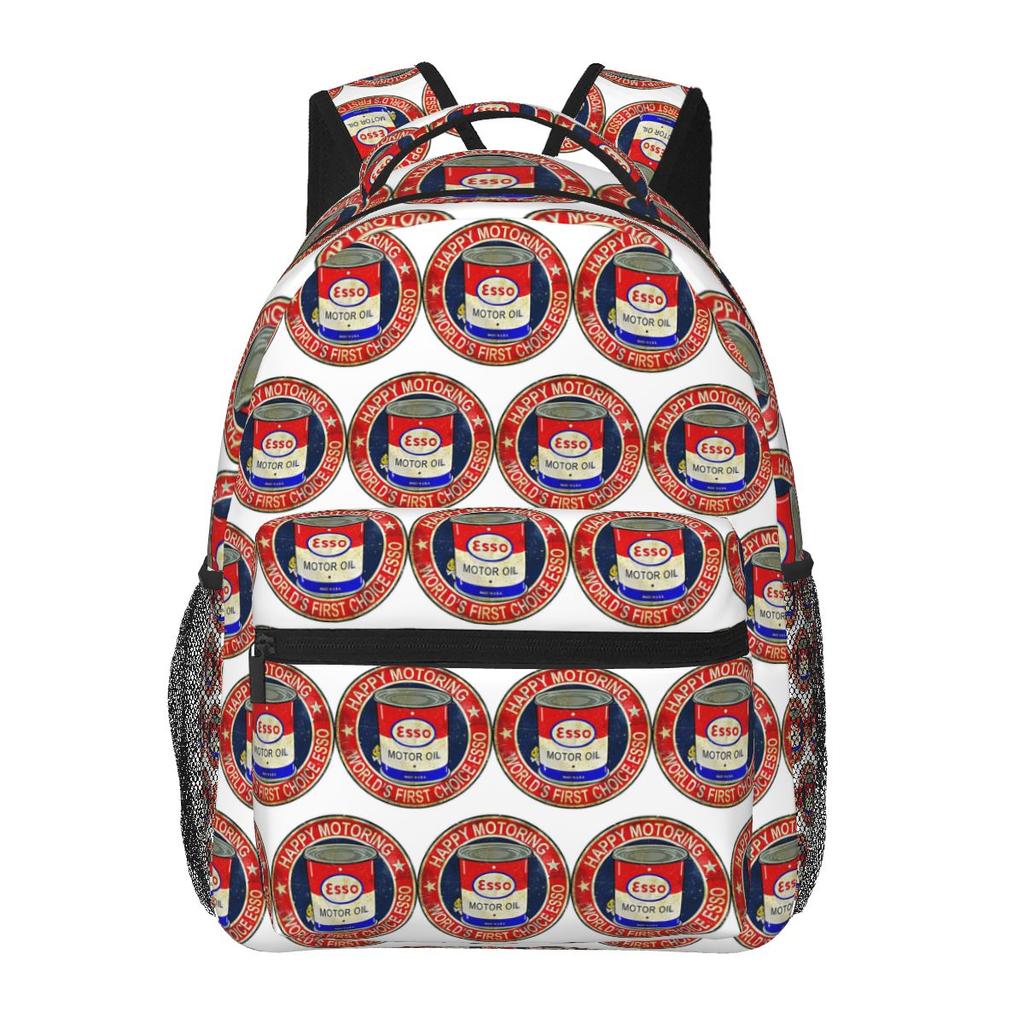 Esso Моторное Масло Школьный Рюкзак Школьная Сумка Туристический Daypack для Мужчин Женщин Модный Книжный Рюкзак Наплечные Сумки