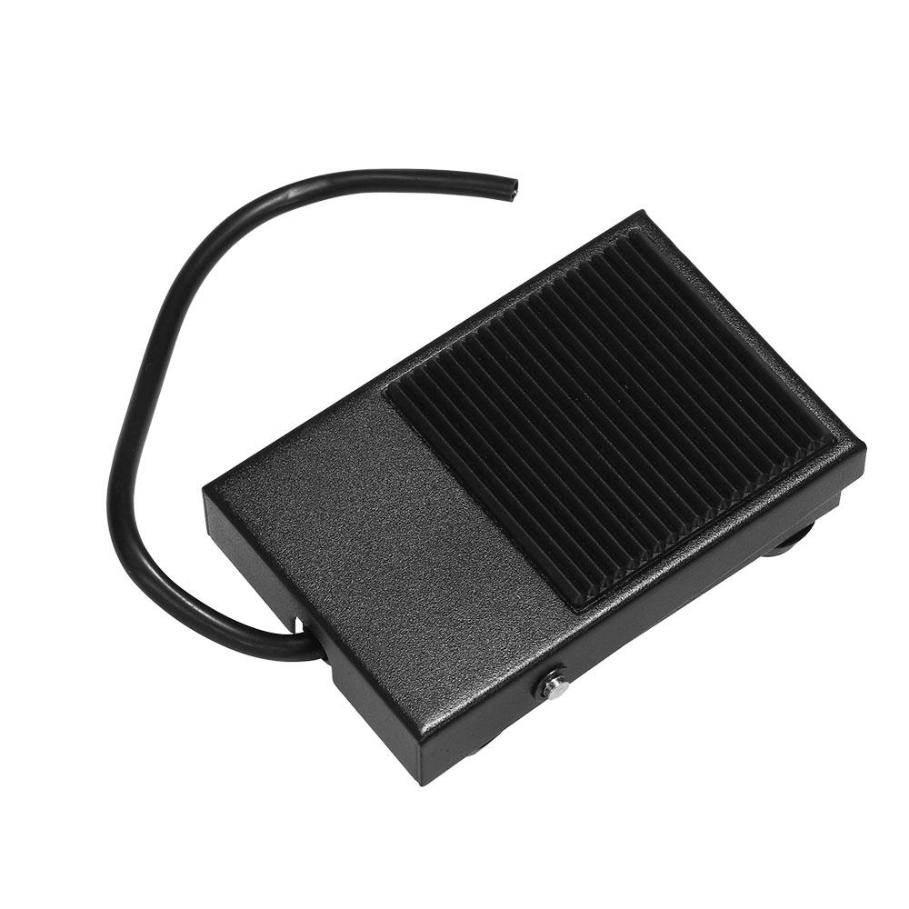 Сверхмощный металлический противоскользящий педальный переключатель, педальный переключатель, мгновенный контроль, 3 провода, NO/NC