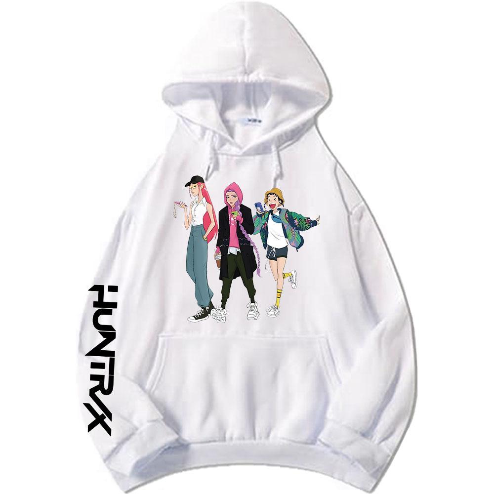 Saja Boys Glow In The Dark Adult Hoodie KPop Demon Hunters Graphic Printing Sweatshirts Long Sleeve Hooded Pullovers Men