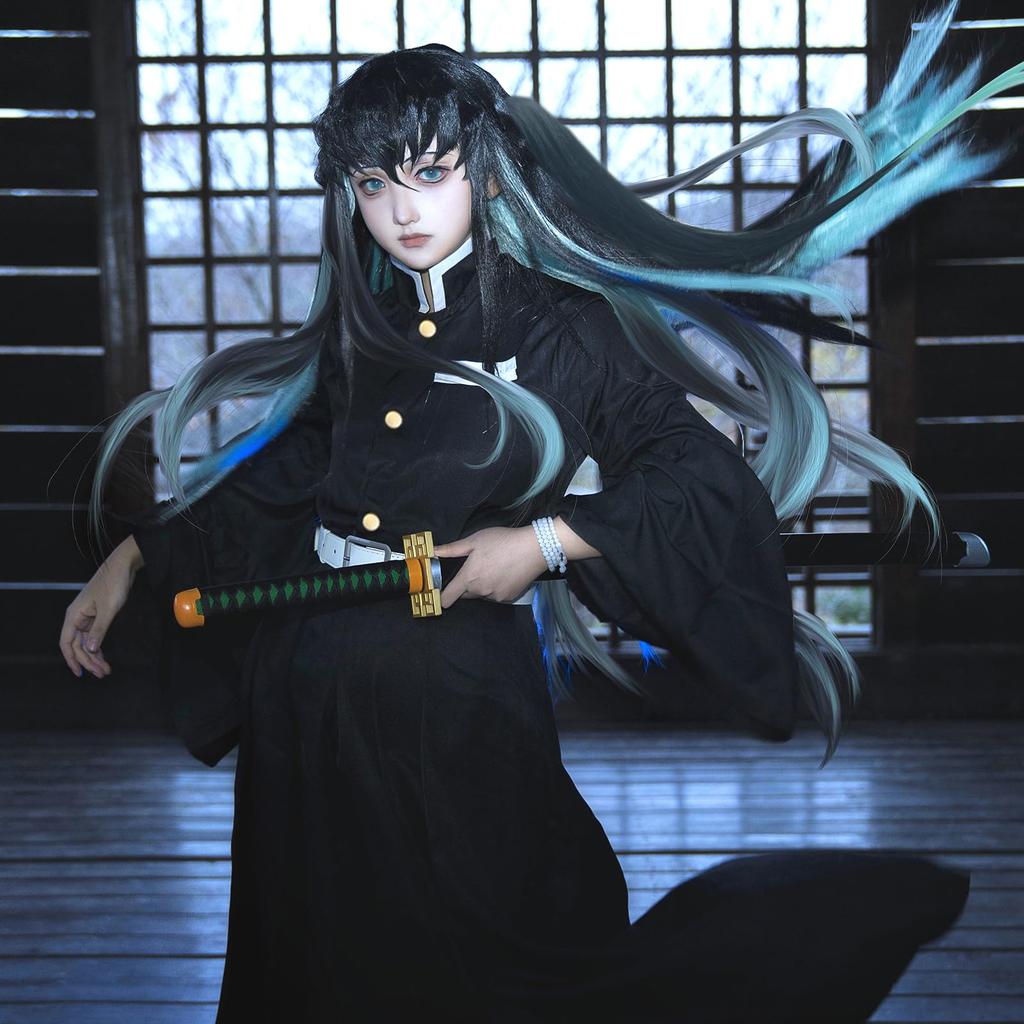 Муичиро Токито Косплей Костюм Демон Кимэцу но Яиба Косплей Муичиро Токито Косплей Муичиро Токито Косплей Касуми Дыхание Касуми Столб Демон