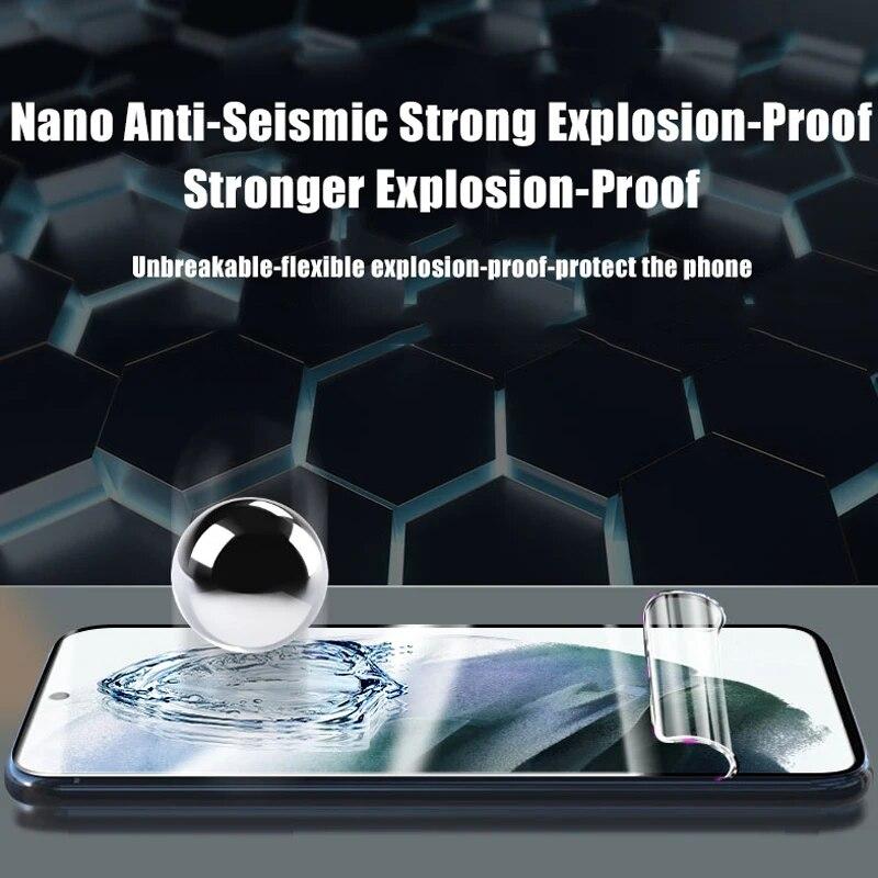 4Pcs Hydrogel Film For Samsung Galaxy S20 S21 FE S22 S23 Plus Ultra S10 S8 S9 Screen Protector Samsung Note 9 10 20 Full Cover