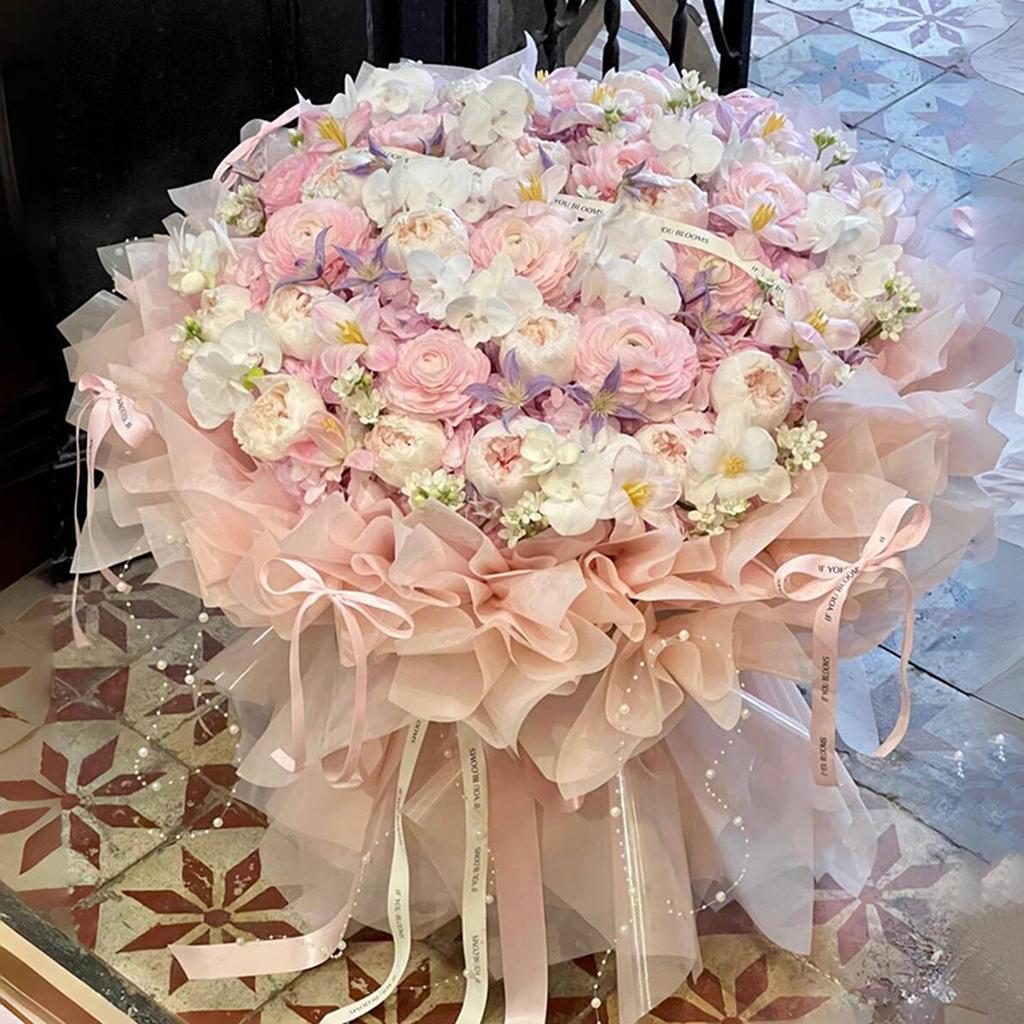 Букет "Личи Микс" с мылом-вечным цветком для девушки или лучшей подруги - Идеальный подарок на день рождения