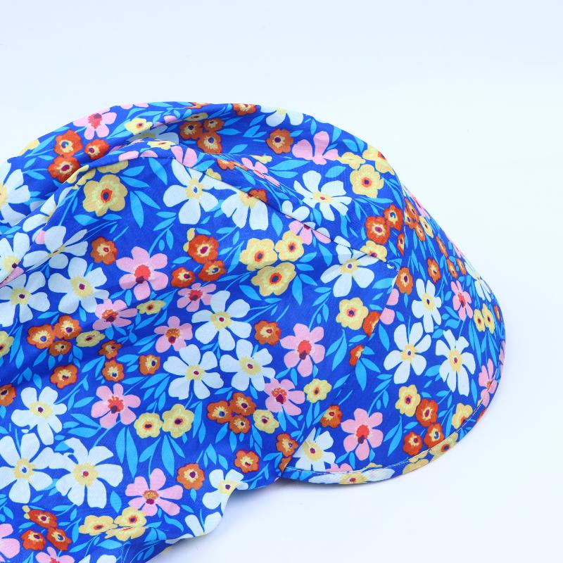 Floral Print Sun Hat for Maximum UV Protection with Face and Neck Flap for Outdoor Adventures