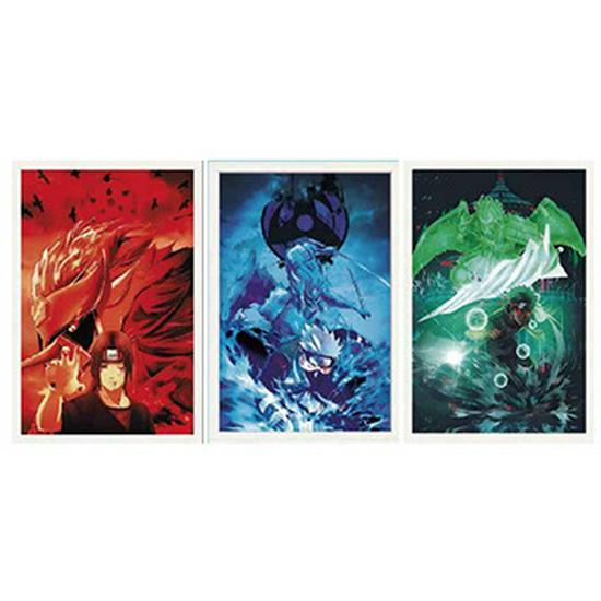 3D-лентикулярная аниме-картина: Академия Героев Наруто и Ван Пис