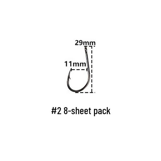 Крючки Mustad 10829 с изогнутым цевьем для морской рыбалки, ловли крупной рыбы, на длинные джиги, для белого амура и осетра.