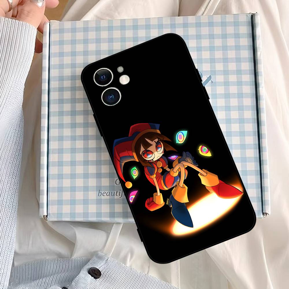 Удивительный G-Digital Чехол для телефона T-Circus Черный чехол для телефона для IPhone 17/16/15/13/14 Pro Max/ 11Plus/X/Xr/Xs Max 13mini