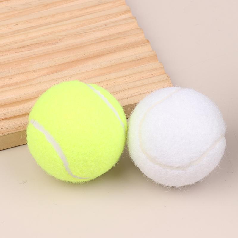Эластичный волоконный каучук Открытый теннисный мяч Высокая эластичность Тренировочный развлекательный мяч Теннис для соревнований Тренировочные упражнения