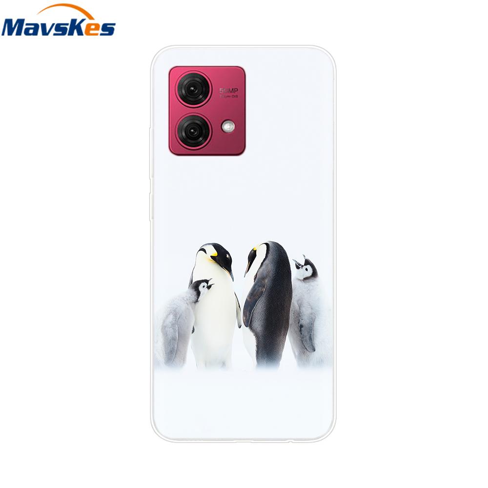Для Motorola Moto G84 Чехол Роскошный ТПУ Мягкий Прозрачный Силиконовый Задняя Крышка Телефона для Moto G84 G54 5G Защитные Ударопрочные Чехлы Funda