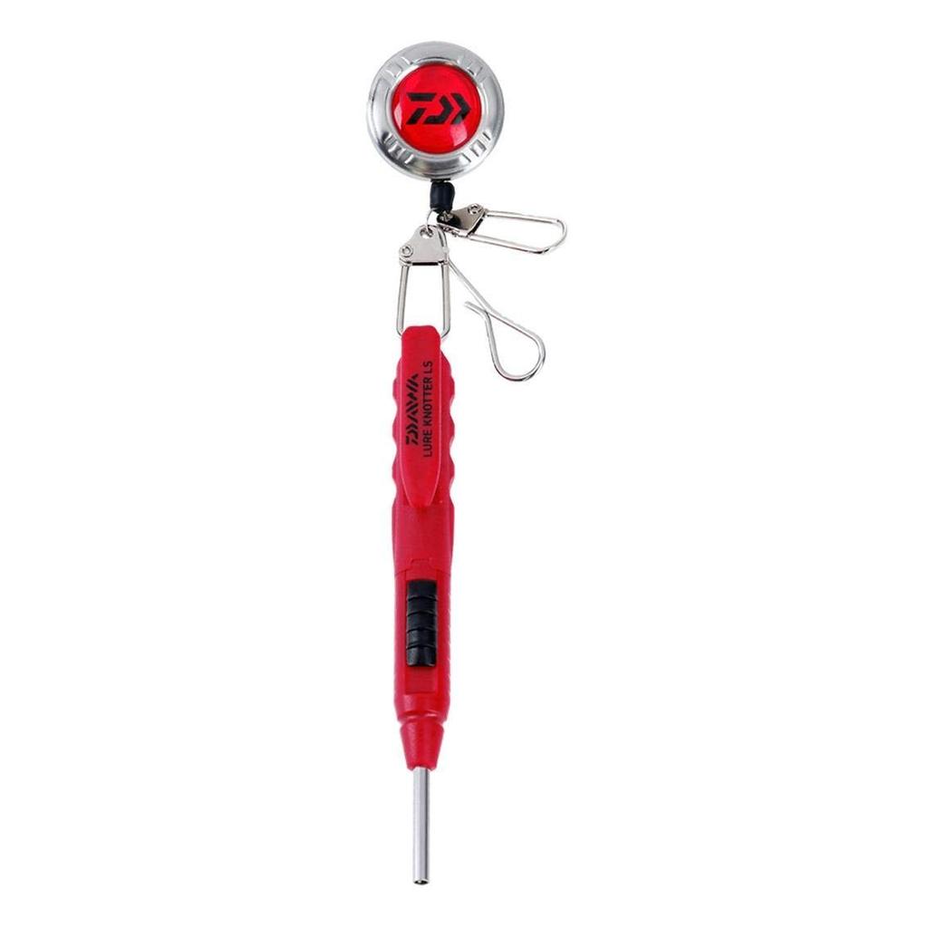 Узел-вязчик Daiwa Lure Knotter LS с зажимом для катушки Красный - Инструмент для вязания узлов на крючке