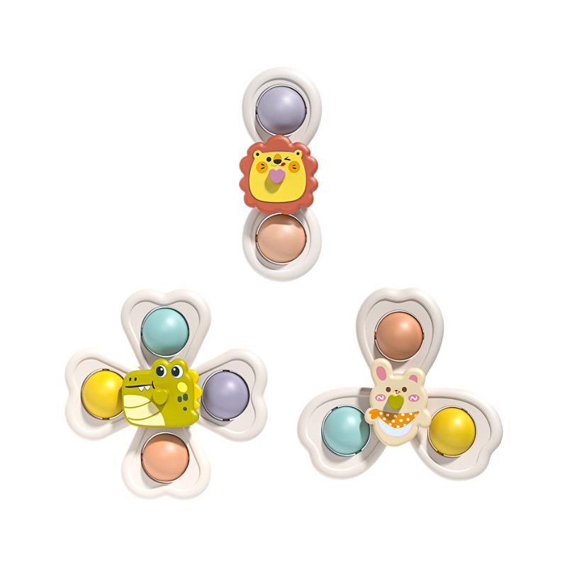 Baby Suction Spinner Toy for High Chair, Educational for 0-2 Years, 6 Months+