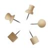 30 Pcs for Creative Wooden Push Pin Set Paper Photo Memo Document Steel Tack Postcard Push Pin for Home DIY Photo Wall