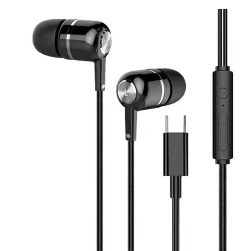 3.5mm Wired Earphone In Ear Headset HIFI Heavy Bass Earbuds Monitor Sports Headset Stereo Music Gaming Headphone with Microphone