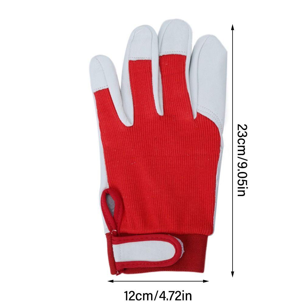 Leather Welding Gloves Random Color Work Safe Gloves Tool Protective Glove Workplace