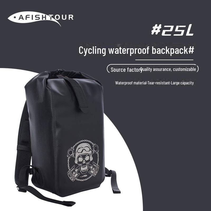 Waterproof Skull Backpack - Large Capacity Outdoor Sports Travel Bag